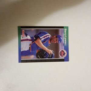 Barry Lyons Baseball Card